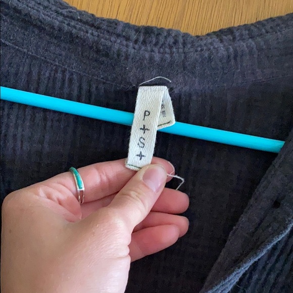 Free People black button up - Picture 2 of 3